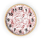 Musical Notes Wall Clock, Unique Gift for Musicians, Home Decor
