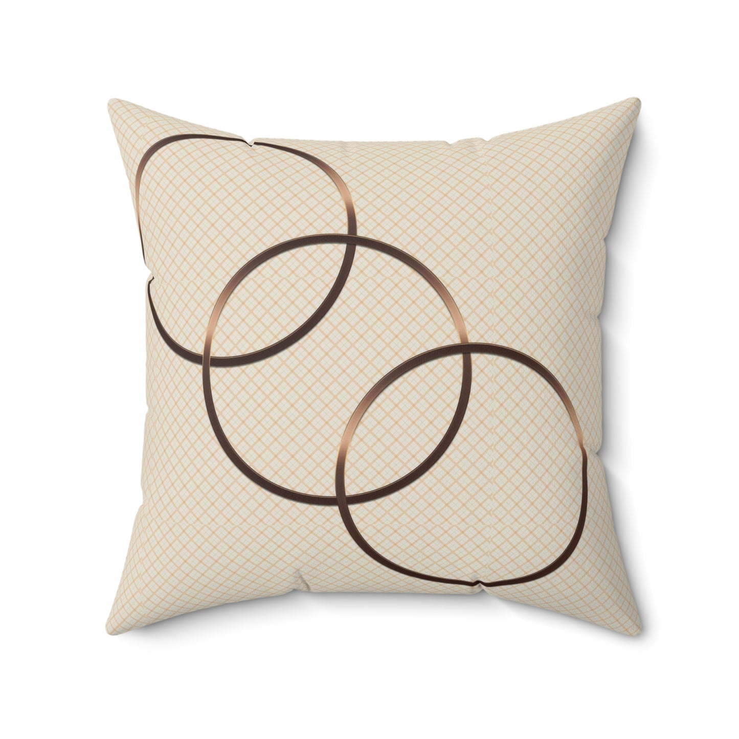 Cozy Decorative Pillow, Spun Polyester Square Cushion, Home Decor Accent, Gift for Housewarming, Stylish Living Room Pillows