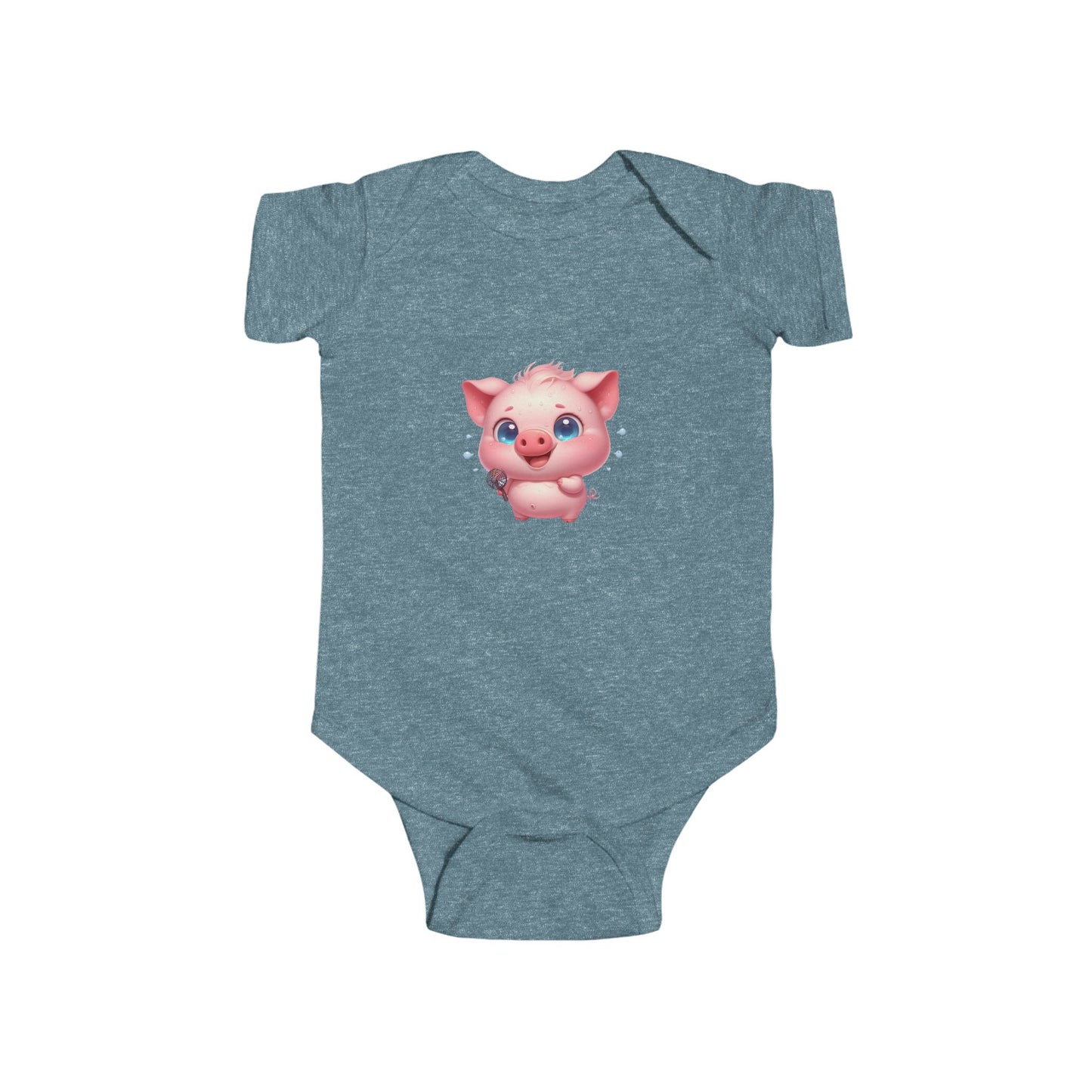 Adorable Piglet Baby Bodysuit | Infant Outfit, Cute Baby Clothing, Gift for New Parents, Baby Shower Gift, Animal Lover Apparel