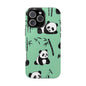 Panda Bamboo Magnetic Impact-Resistant Phone Case