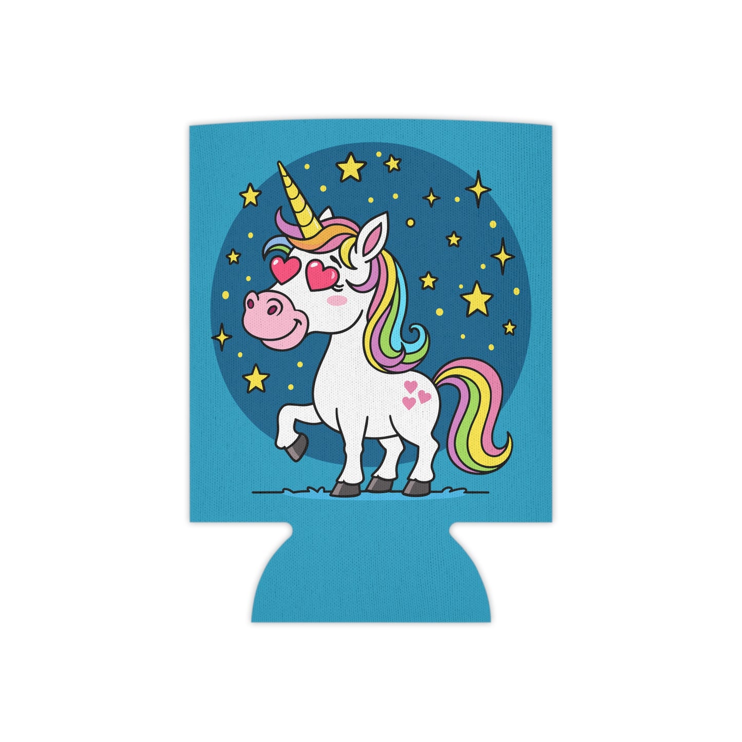 Whimsical Unicorn Can Cooler - Fun Drink Insulator for Parties, Birthdays, Summer BBQs, Magical Celebrations, Gift for Unicorn Lovers