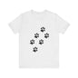 Paw Print Short Sleeve Tee | Unisex Animal Lover Shirt, Pet Owner Gift, Casual Wear, Gifts for Dog Lovers, Comfortable T-Shirt