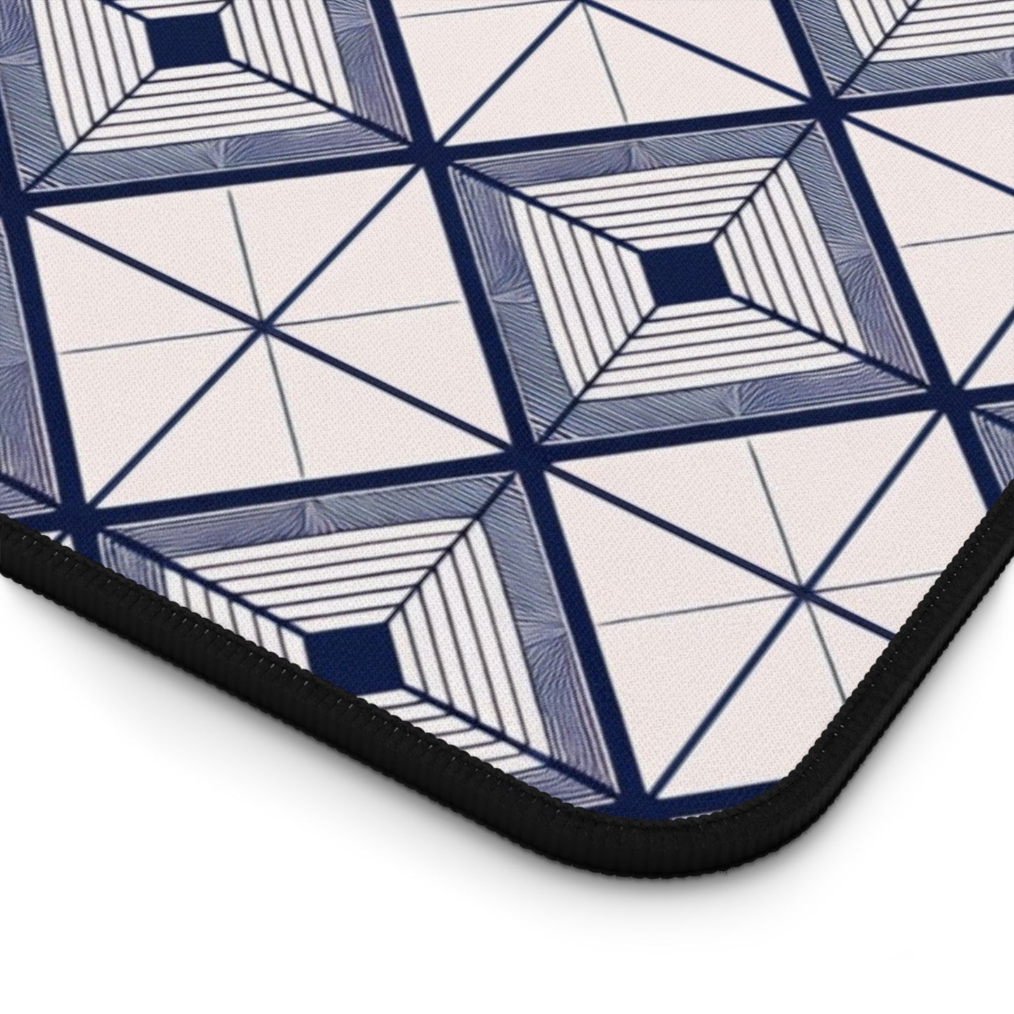 Geometric Desk Mat - Modern Office Accessory for Stylish Workspaces