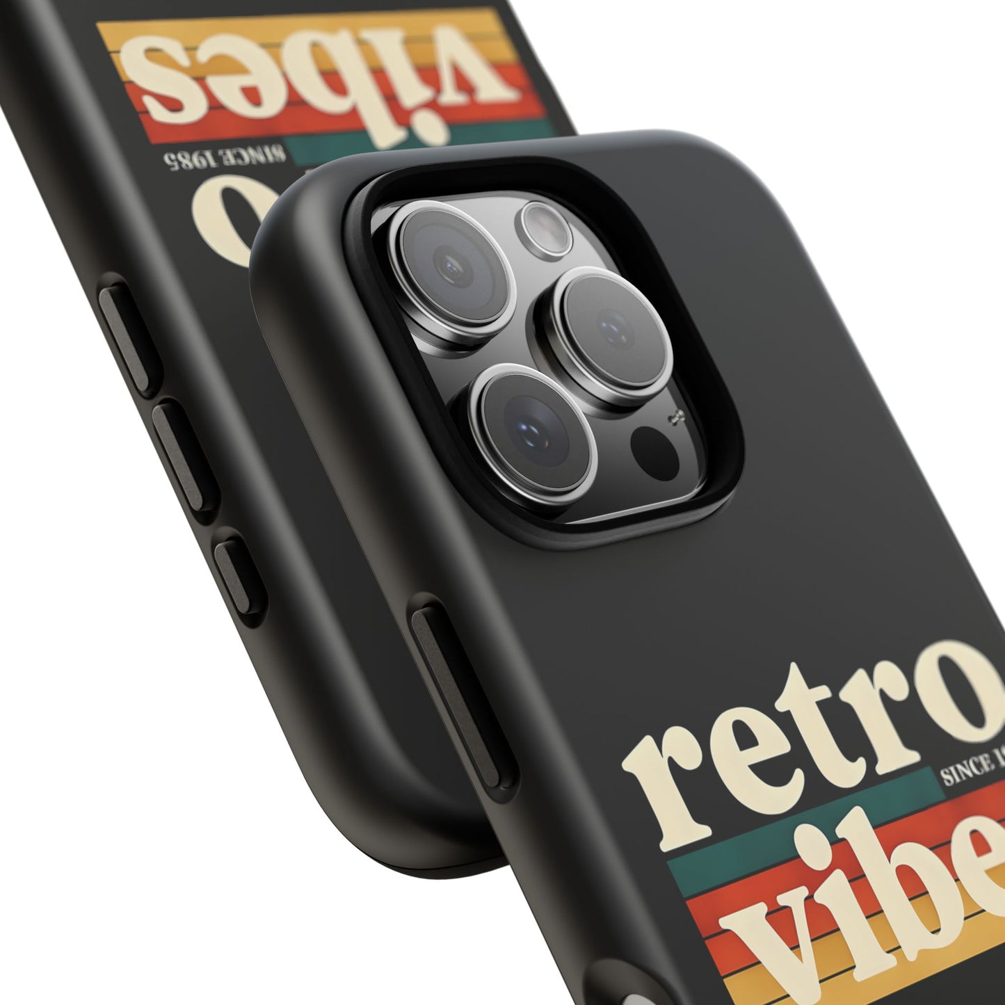 Retro Vibes Phone Case, Tough Phone Cover, Vintage Style Case, Gift for Music Lovers, Retro Aesthetic Accessory