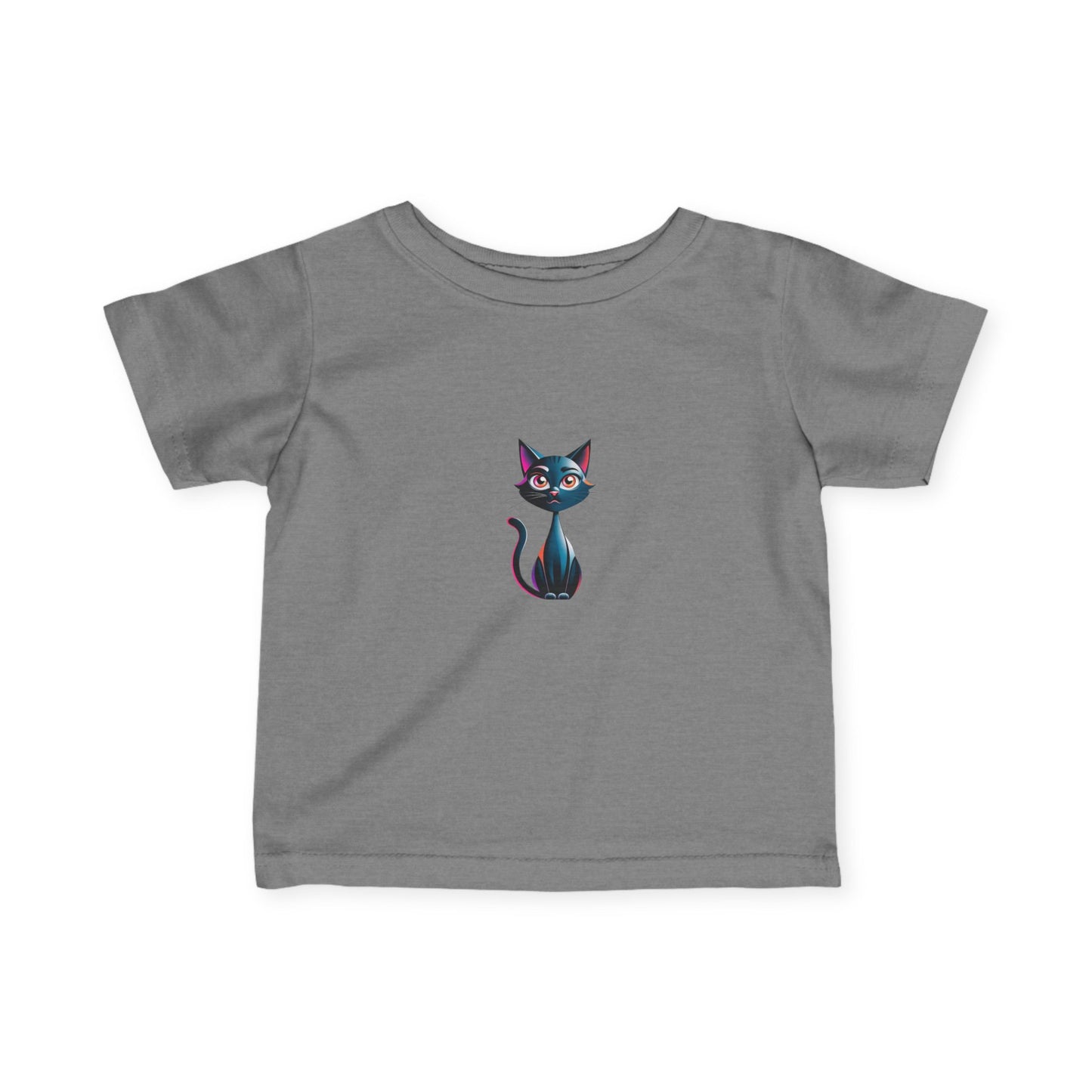 Cute Cat Infant Tee, Baby T-Shirt, Toddler Tee, Kids Gift, Pet Lover Shirt, Cat Lover Baby Clothes