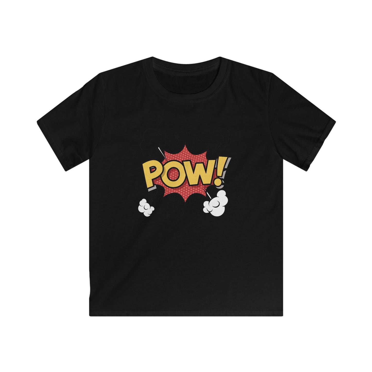 Kids Comic Style Tee - POW! Graphic, Fun T-Shirt, Superhero Apparel, Birthday Gift, Playful Kids Shirt