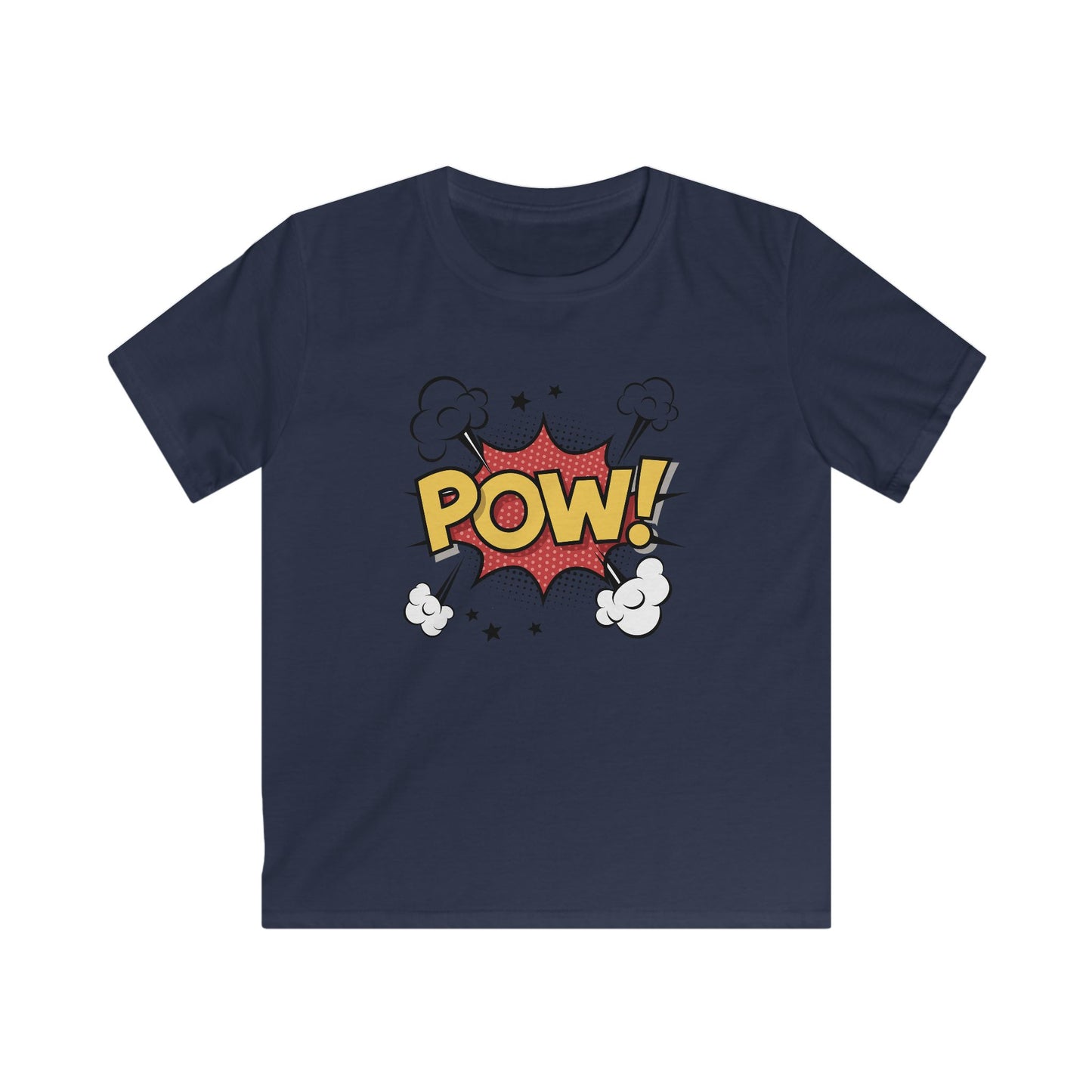 Kids Comic Style Tee - POW! Graphic, Fun T-Shirt, Superhero Apparel, Birthday Gift, Playful Kids Shirt