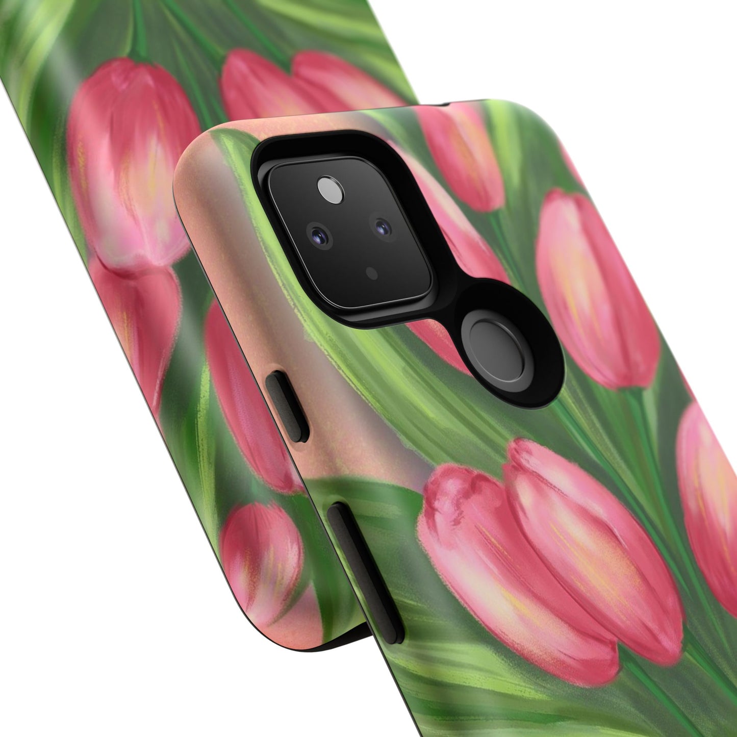 Floral Phone Case with Vibrant Tulips - Tough Cases for Garden Lovers, Spring Gifts, Nature Enthusiasts, Unique Gadget Accessories, [...]