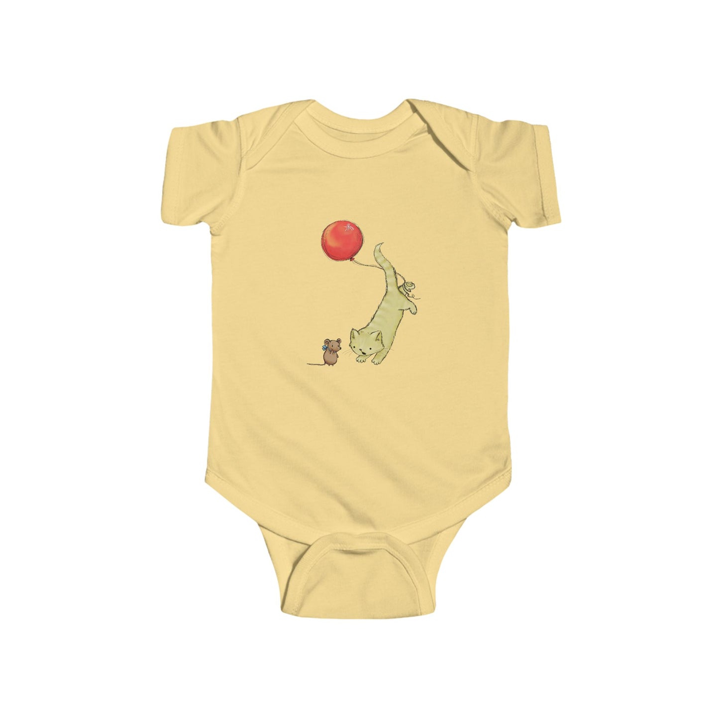 Adorable Animal Balloon Infant Bodysuit - Cute Baby Outfit, Baby Shower Gift, Newborn Clothing, Toddler Apparel, Fun Kids Gift