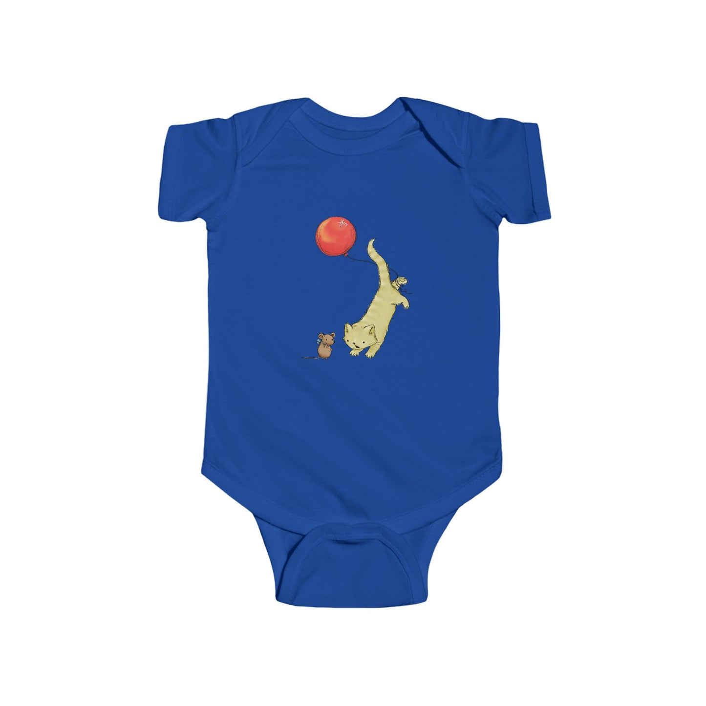 Adorable Animal Balloon Infant Bodysuit - Cute Baby Outfit, Baby Shower Gift, Newborn Clothing, Toddler Apparel, Fun Kids Gift