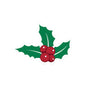 Holiday Holly Kiss-Cut Stickers, Festive Decor, Laptop Stickers, Gift Wrapping, Christmas Decorations, Winter Joy