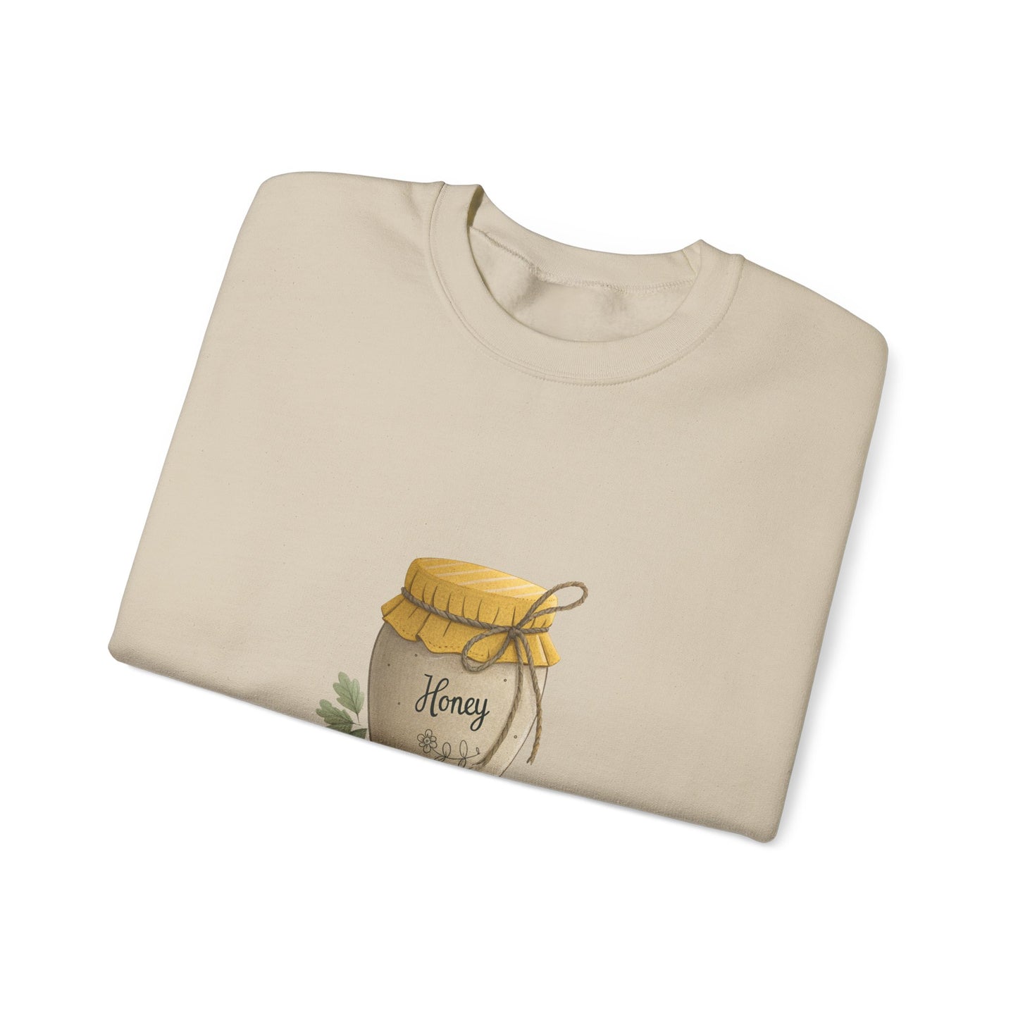 Honey Jar Sweatshirt, Cozy Gift, Fall Fashion, Unisex Apparel, Sweetheart Gift, Cute Sweatshirt
