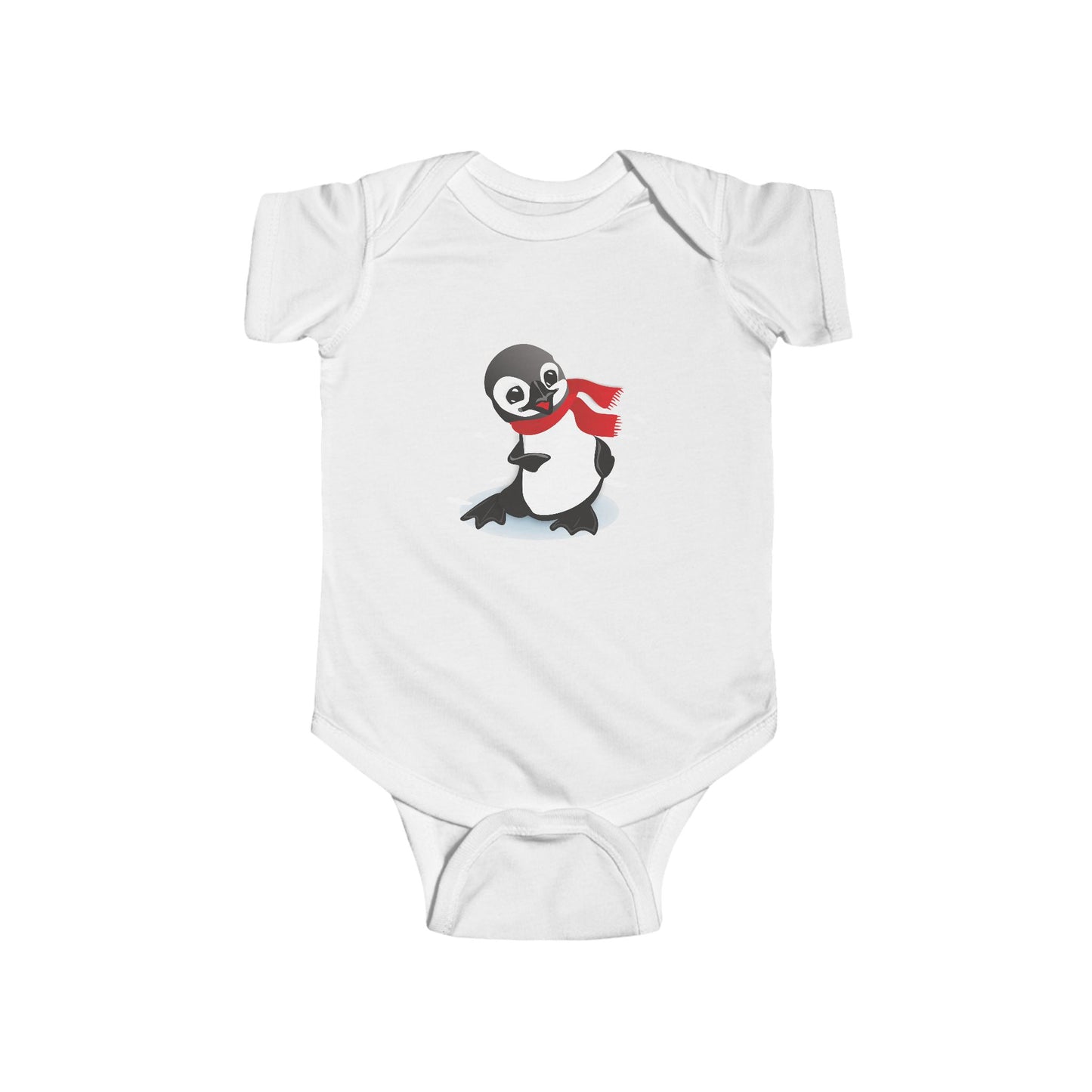 Adorable Penguin Bodysuit for Infants, Cute Baby Clothes, Winter Baby Outfit, Holiday Gift, Baby Shower Present, Infant Apparel