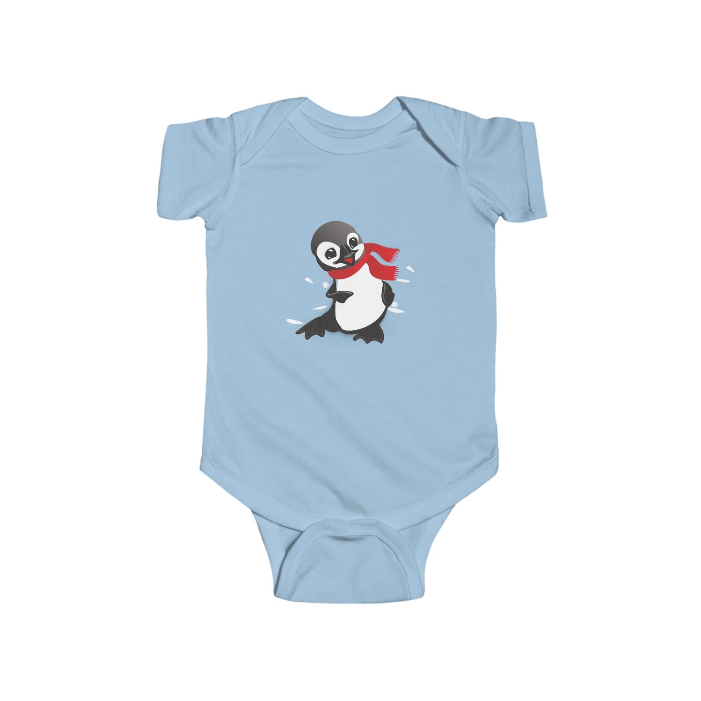 Adorable Penguin Bodysuit for Infants, Cute Baby Clothes, Winter Baby Outfit, Holiday Gift, Baby Shower Present, Infant Apparel