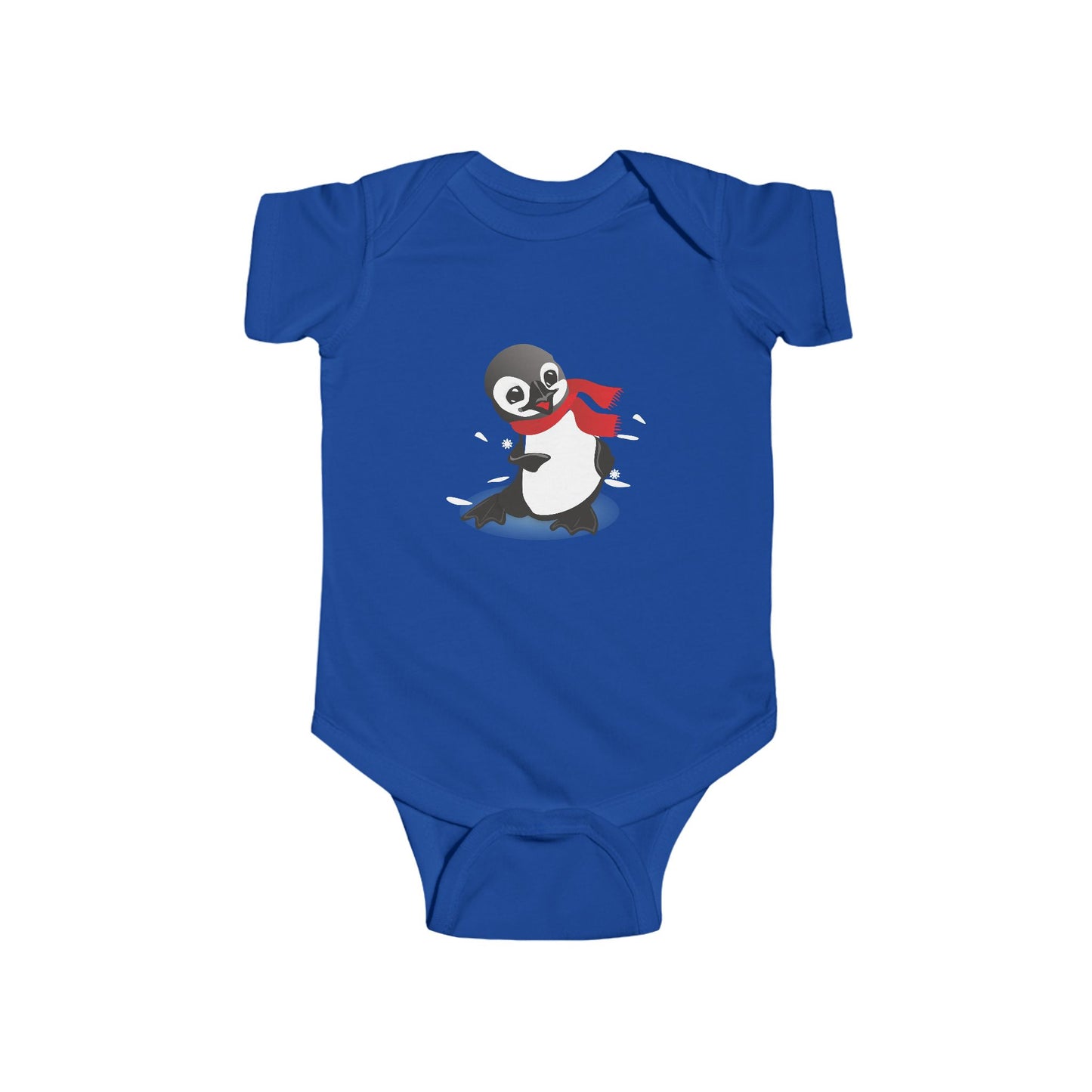Adorable Penguin Bodysuit for Infants, Cute Baby Clothes, Winter Baby Outfit, Holiday Gift, Baby Shower Present, Infant Apparel