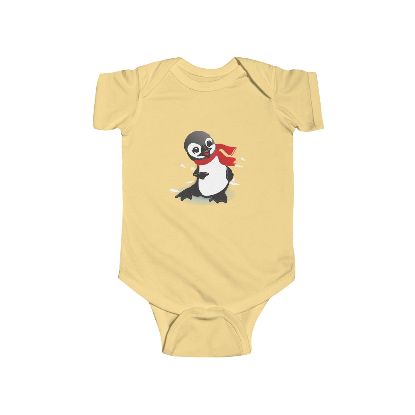 Adorable Penguin Bodysuit for Infants, Cute Baby Clothes, Winter Baby Outfit, Holiday Gift, Baby Shower Present, Infant Apparel