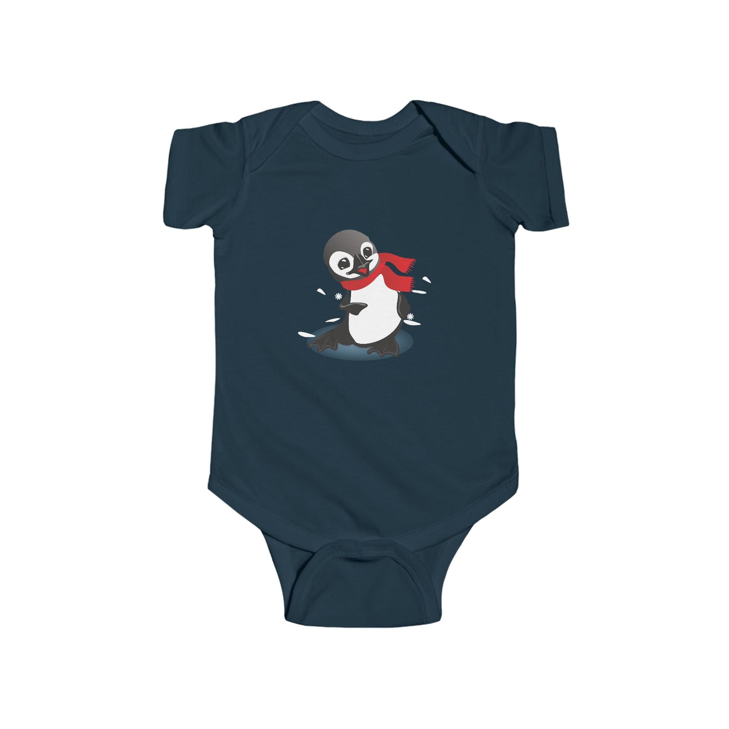 Adorable Penguin Bodysuit for Infants, Cute Baby Clothes, Winter Baby Outfit, Holiday Gift, Baby Shower Present, Infant Apparel