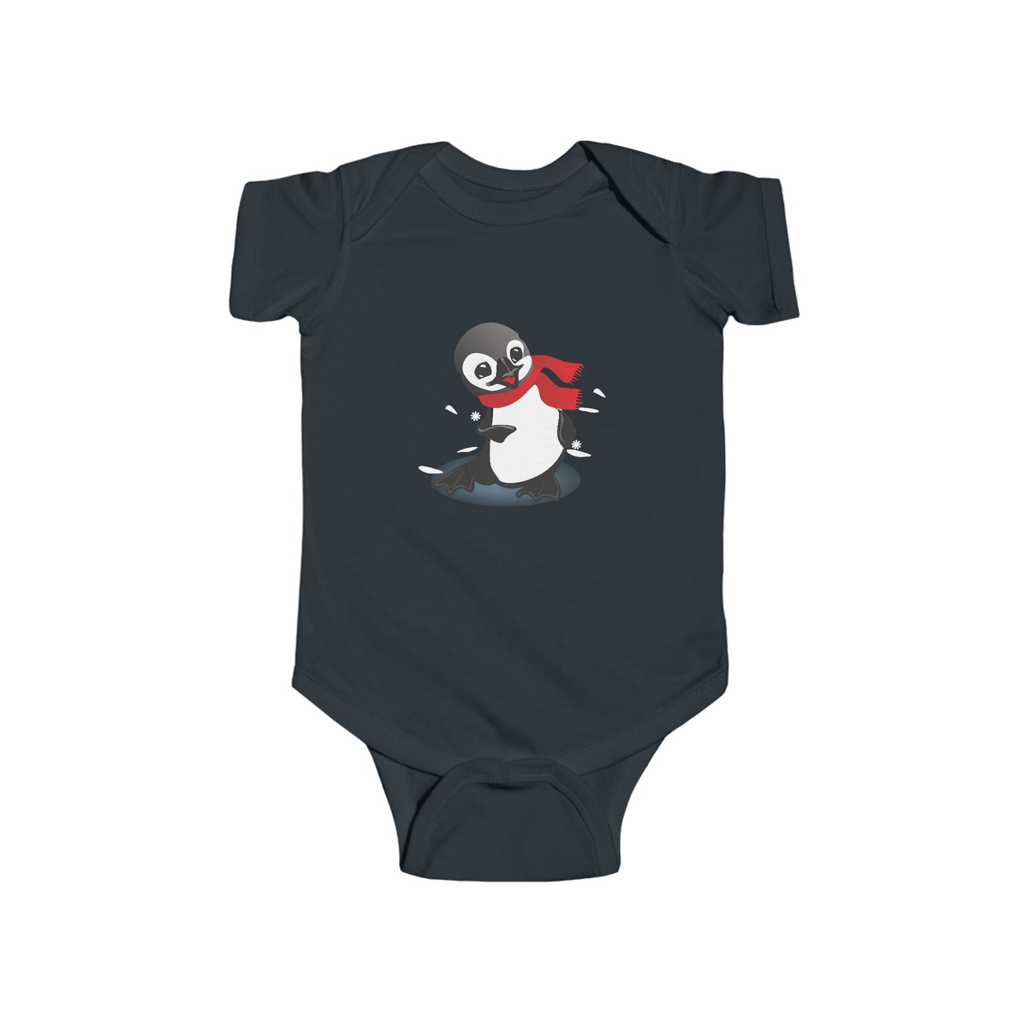 Adorable Penguin Bodysuit for Infants, Cute Baby Clothes, Winter Baby Outfit, Holiday Gift, Baby Shower Present, Infant Apparel
