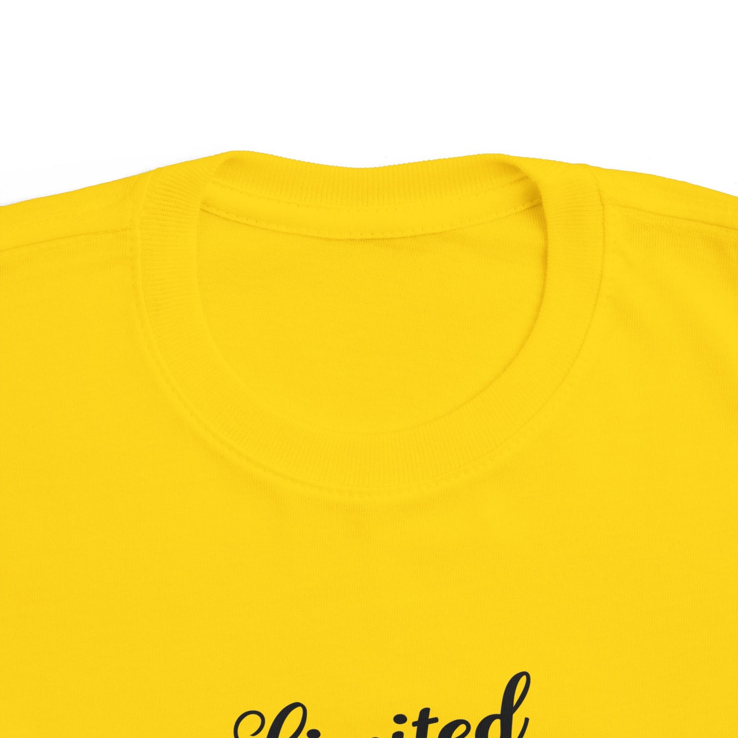 Limited Edition Toddler Tee, Cute Kids Shirt, Children's Fashion, Baby Gift, Toddler Apparel, Playful Clothing, Special Occasion Wear