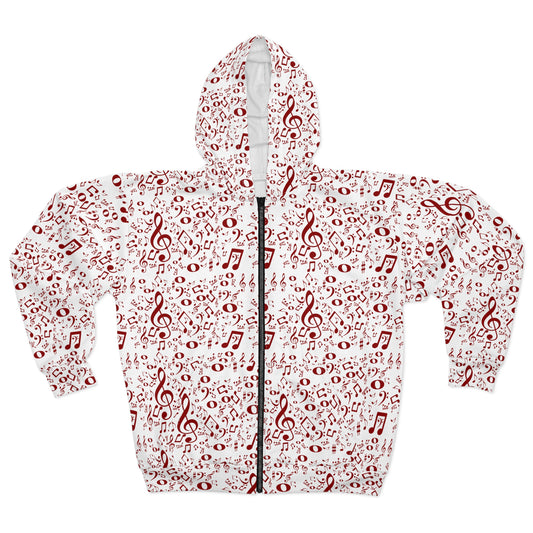 Musical Note Zip Hoodie