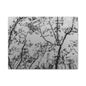 Canvas Wall Art — Monochrome Blurred Ferris Wheel with Tree Silhouettes
