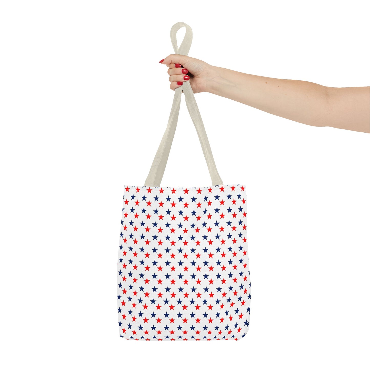 Tote Bag stars red white and blue
