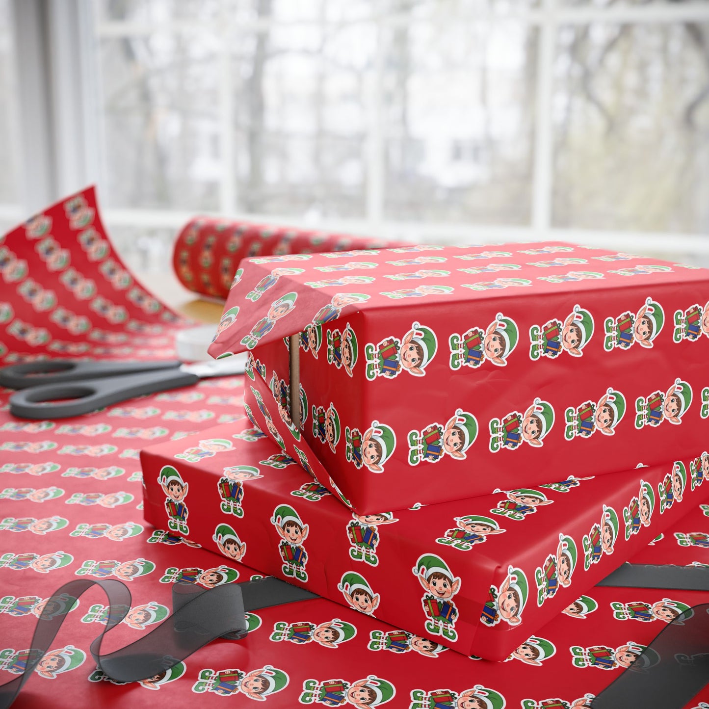 Festive Wrapping Paper Bundle, Holiday Gift Wrap for Christmas, Birthday Parties, Eco-Friendly Gift Packaging, Versatile Wrapping Solutions