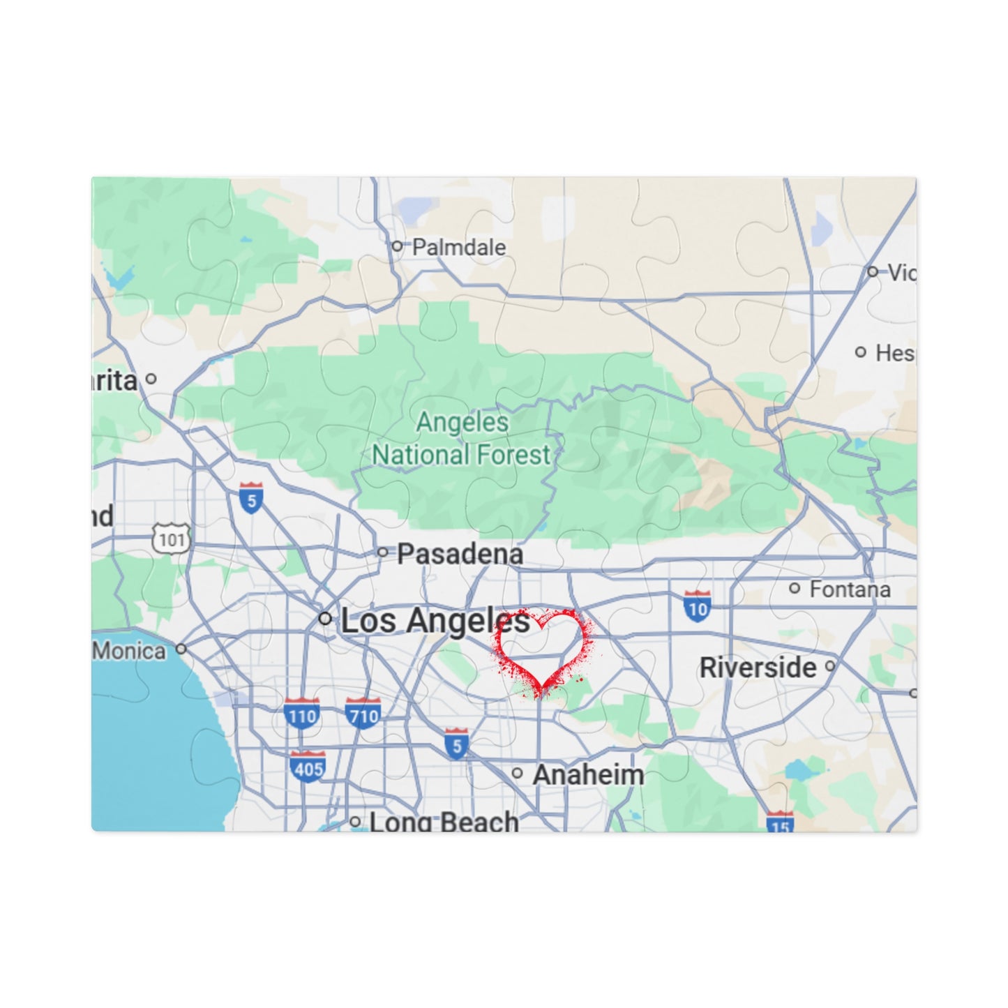 Los Angeles Love Jigsaw Puzzle with Tin | Fun Family Game, Unique Gift, Travel Keepsake, Home Decor, Puzzle Lovers