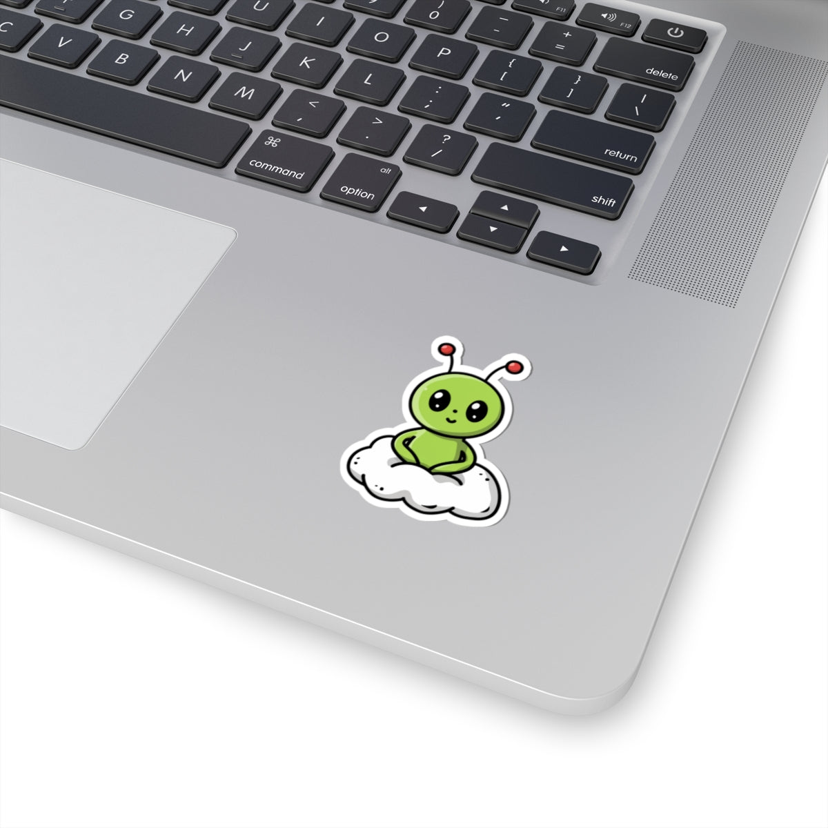 Cute Alien Kiss-Cut Stickers - Fun Decor for Laptops, Water Bottles, Notebooks, Kids' Parties, Gifts
