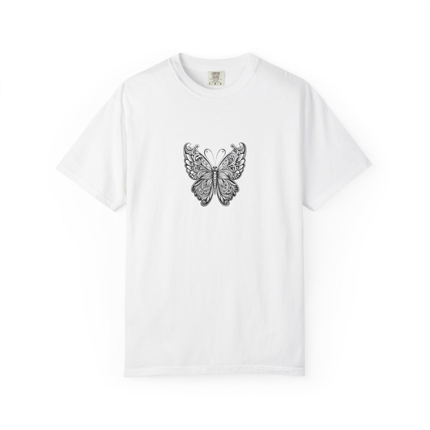 Bohemian Butterfly T-shirt, Unisex Clothing, Nature Inspired Tee, Gift for Her, Casual Wear, Summer Fashion