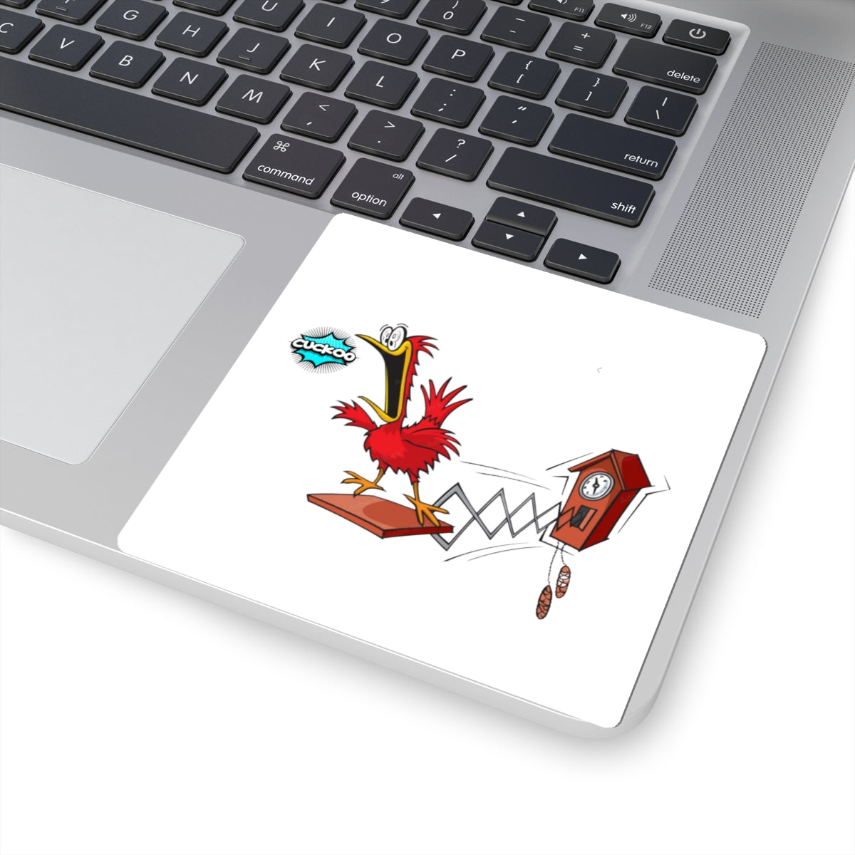 Cuckoo Bird Kiss-Cut Stickers  Fun Laptop Decal