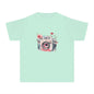 Floral Camera Youth Tee, Cute Teen Shirt, Photography Lover Gift, Artistic Kids Apparel, Unique Youth T-Shirt, Spring or Summer Style