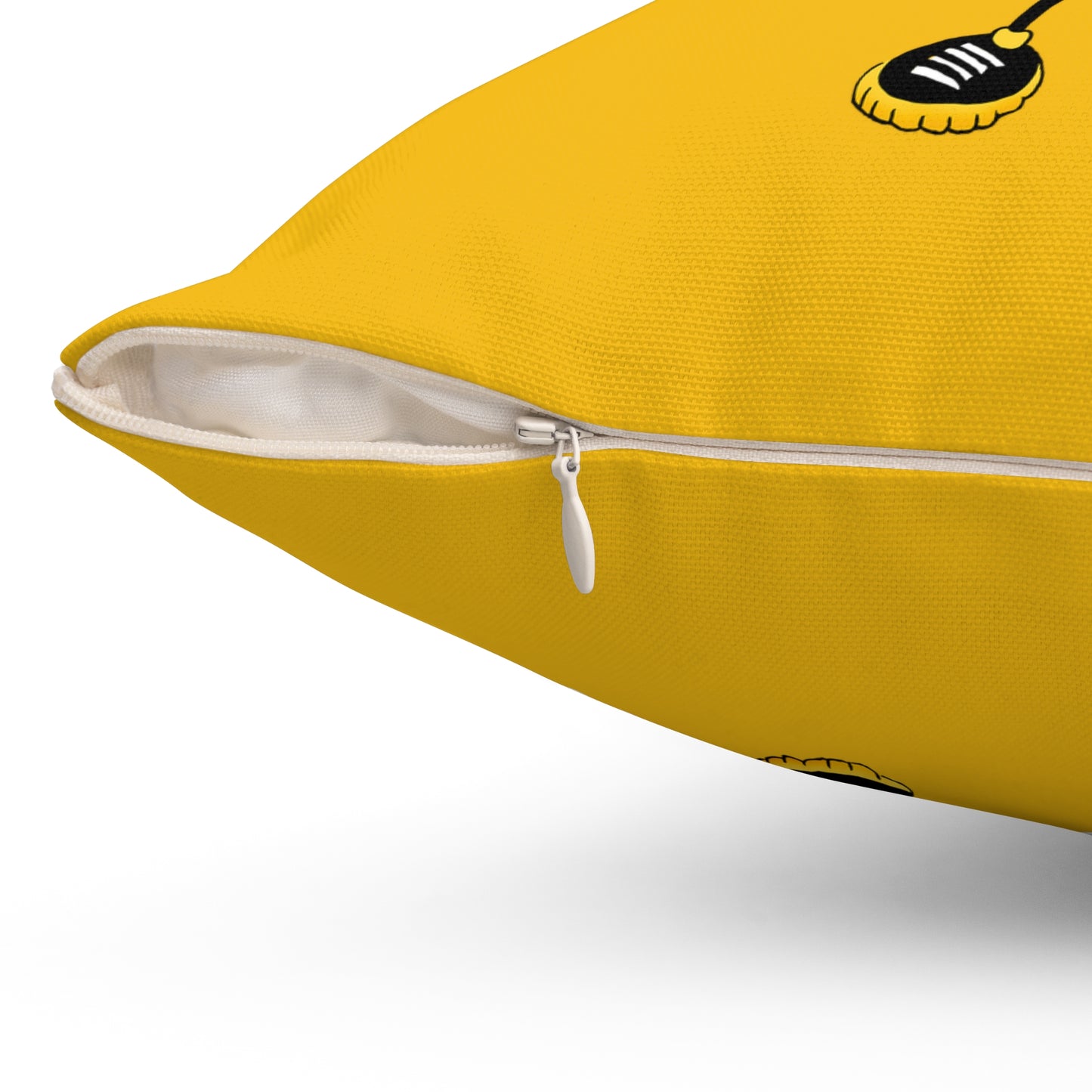 Bee Themed Throw Pillow - "Sticky Sweet" Design, Home Decor