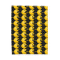 Pac-Man Velveteen Plush Blanket, Cozy Gaming Throw, Retro Style Decor, Gift for Gamers, Soft Fleece Blanket, Video Game Room Accessory