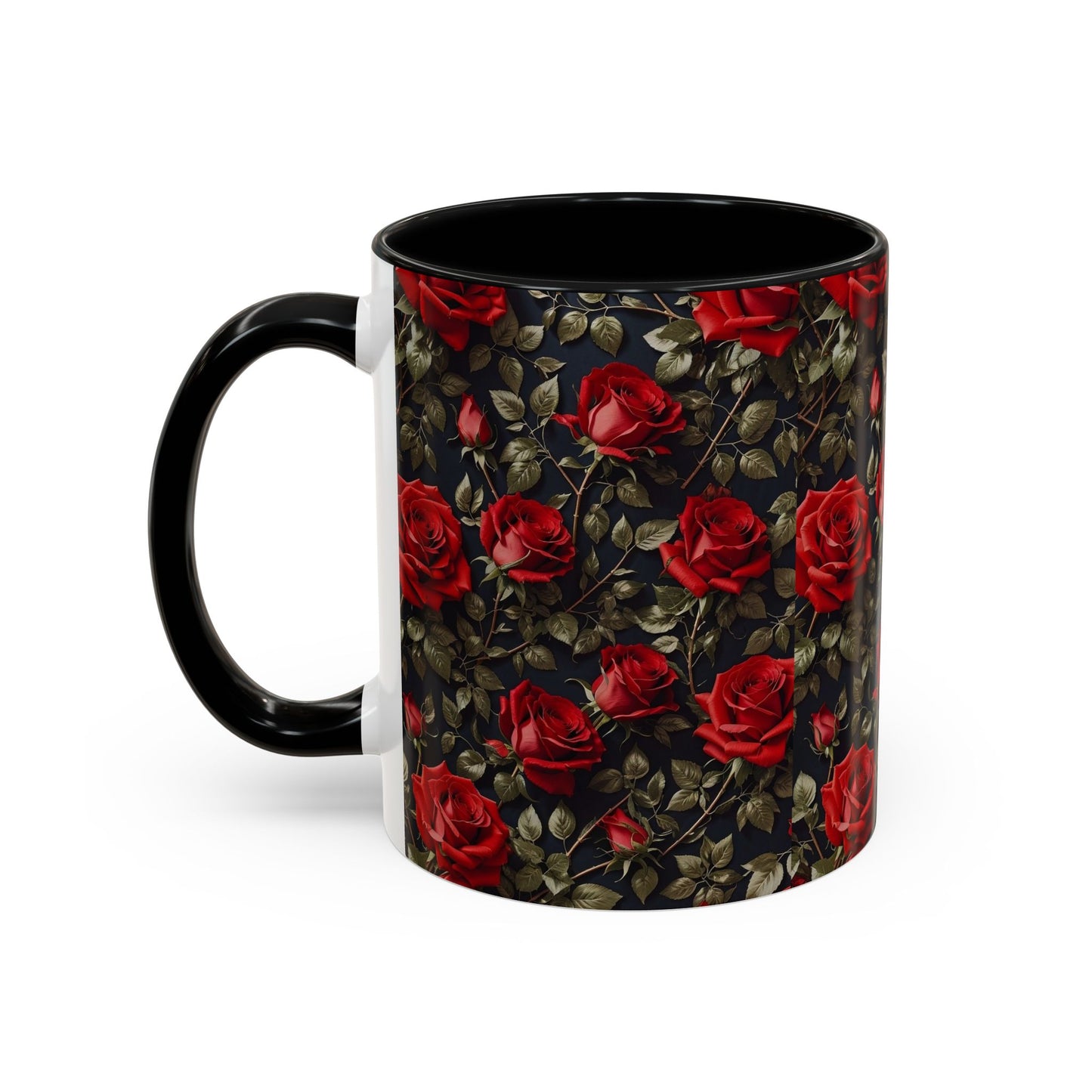 Elegant Floral Accent Coffee Mug - Perfect for Garden Lovers, Home Decor, Gift for Her, Tea Lovers, Mother's Day