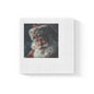 White Coined Napkins- Santa