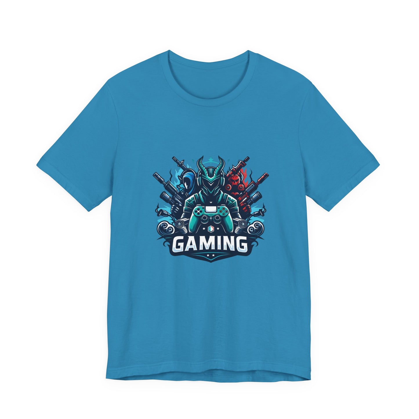 Gaming Controller Emblem Tee — Esports Gamer Graphic T-Shirt
