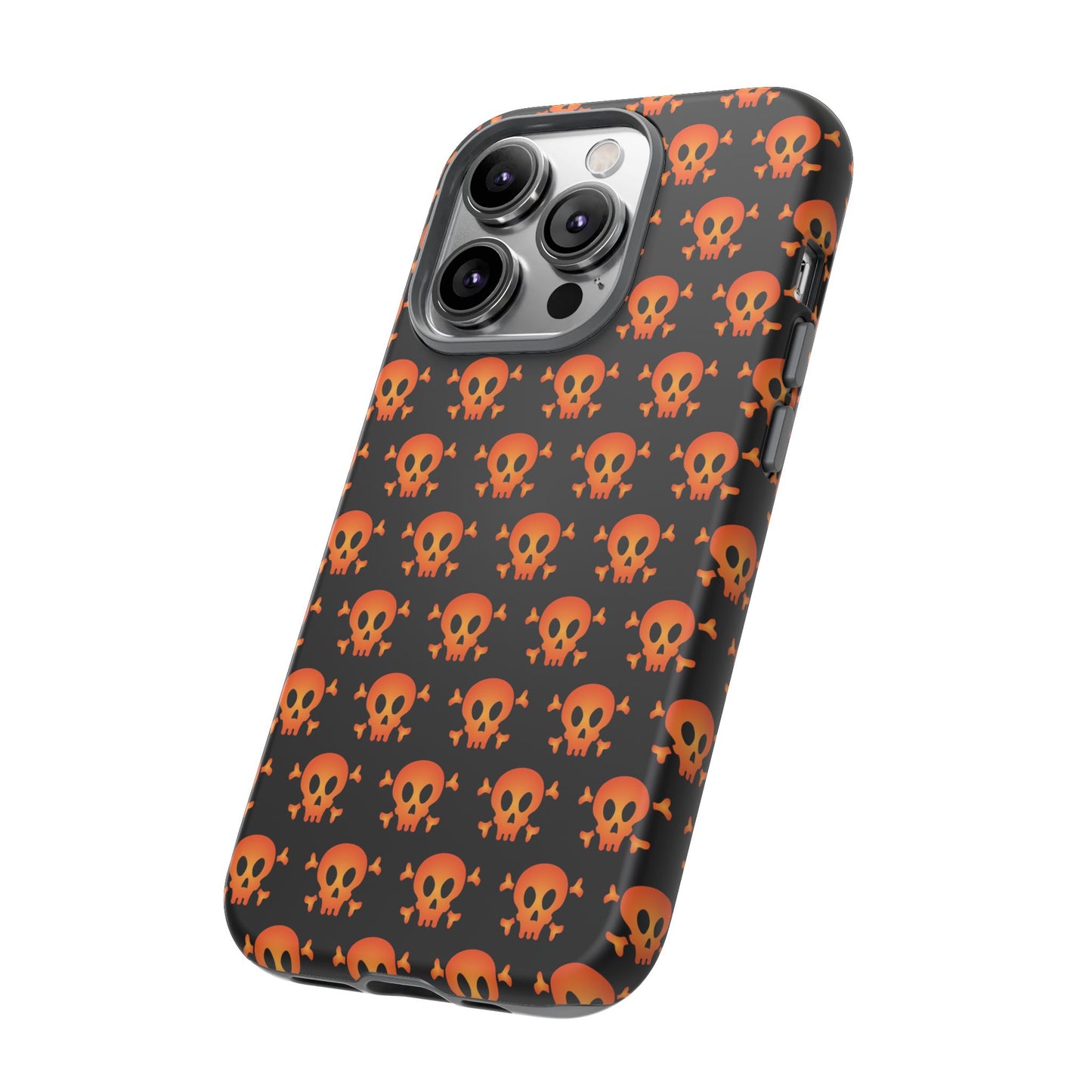 Halloween Skull Phone Case, Spooky Mobile Cover, Trick or Treat Accessory, Goth Gift, Skull Pattern Design