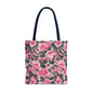 Pretty Pink Floral Tote Bag, Stylish Reusable Bag, Shopping Tote, Gift for Her, Eco-Friendly, Mother's Day Gift