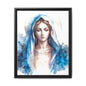 Framed Canvas Art Print, Spiritual Decor, Religious Artwork, Wall Decor, Gift for Faith, Elegant Home Decoration