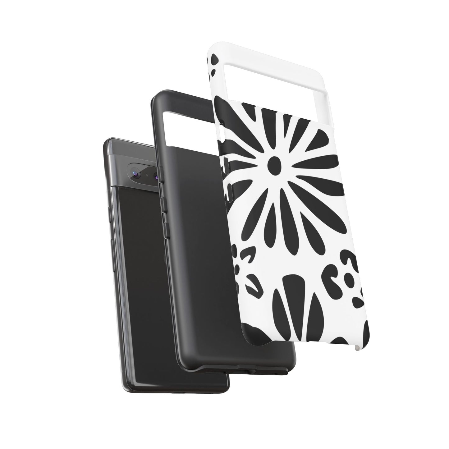 Stylish Phone Case with Floral Design, Tough Phone Cover for Her, Trendy Black and White Cell Phone Case, Unique Gift for Birthdays [...]