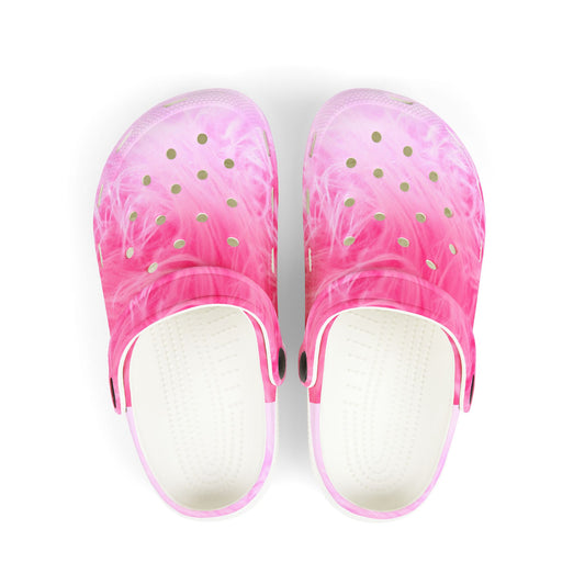 Whimsical Pink Clogs for Kids, Fun Footwear for Play, Summer Slip-Ons, Kids Outdoor Shoes, Perfect for Beach Days, Birthday Gift