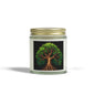 Scented Candles, Coconut Apricot Wax - Tree of Life Design, Eco-friendly Aromatherapy, Home Fragrance, Gifts for All Occasions