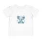 Adorable Elephant Toddler Tee, Kids Short Sleeve Shirt, Cute Baby Clothes, Elephant Lover Gift, Birthday Outfit