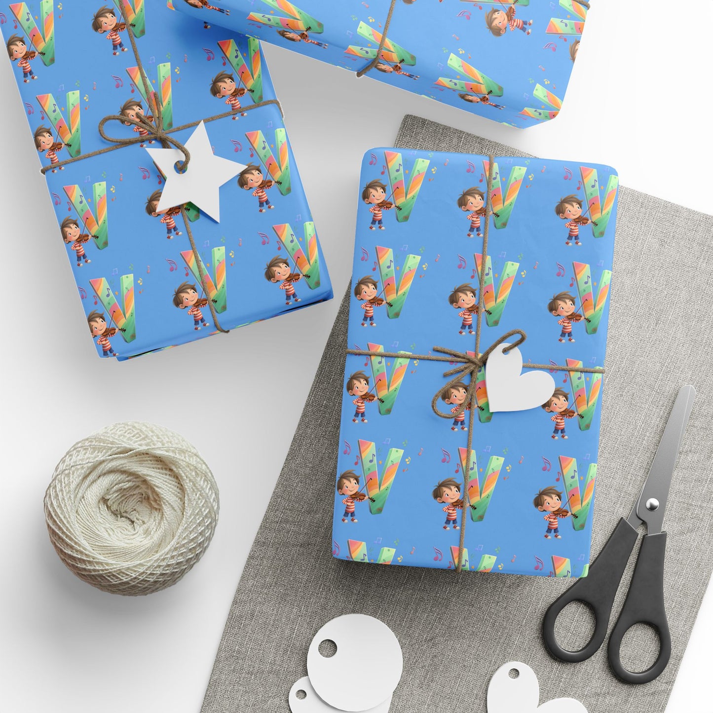 Colorful Gift Wrapping Paper for All Occasions, Birthday, Holidays, Kids' Gifts, Eco-Friendly Wrap, Fun Designs