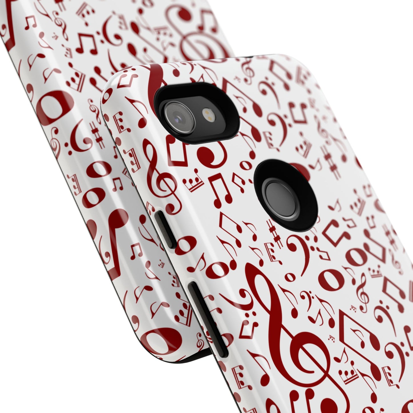 Musical Note Phone Case, Tough iPhone Cover, Gift for Musicians, Customizable, Music Lover's Accessory, Durable Phone Protection