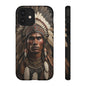 Native American Art Phone Case, Strong Culture Design, Unique Gift for Him or Her, Tough Cases, Customizable Protector, Tribal Style