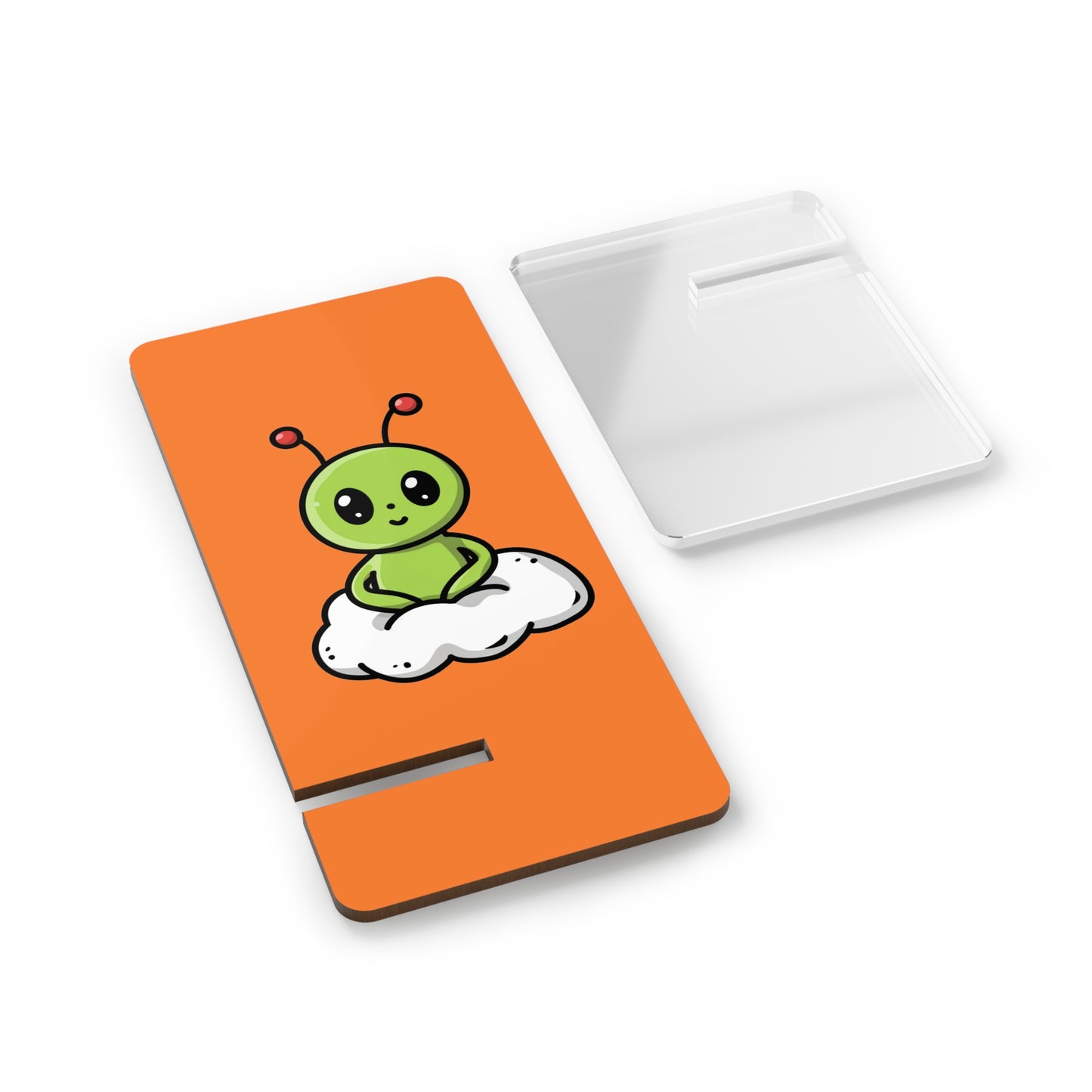 Alien Cloud Phone Stand — Cute Cartoon Mobile Display Stand for Smartphones