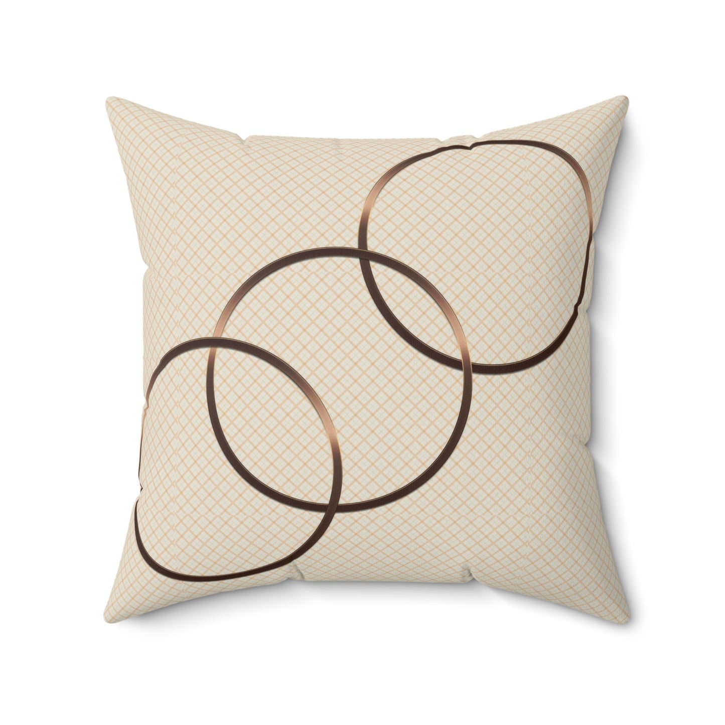 Cozy Decorative Pillow, Spun Polyester Square Cushion, Home Decor Accent, Gift for Housewarming, Stylish Living Room Pillows