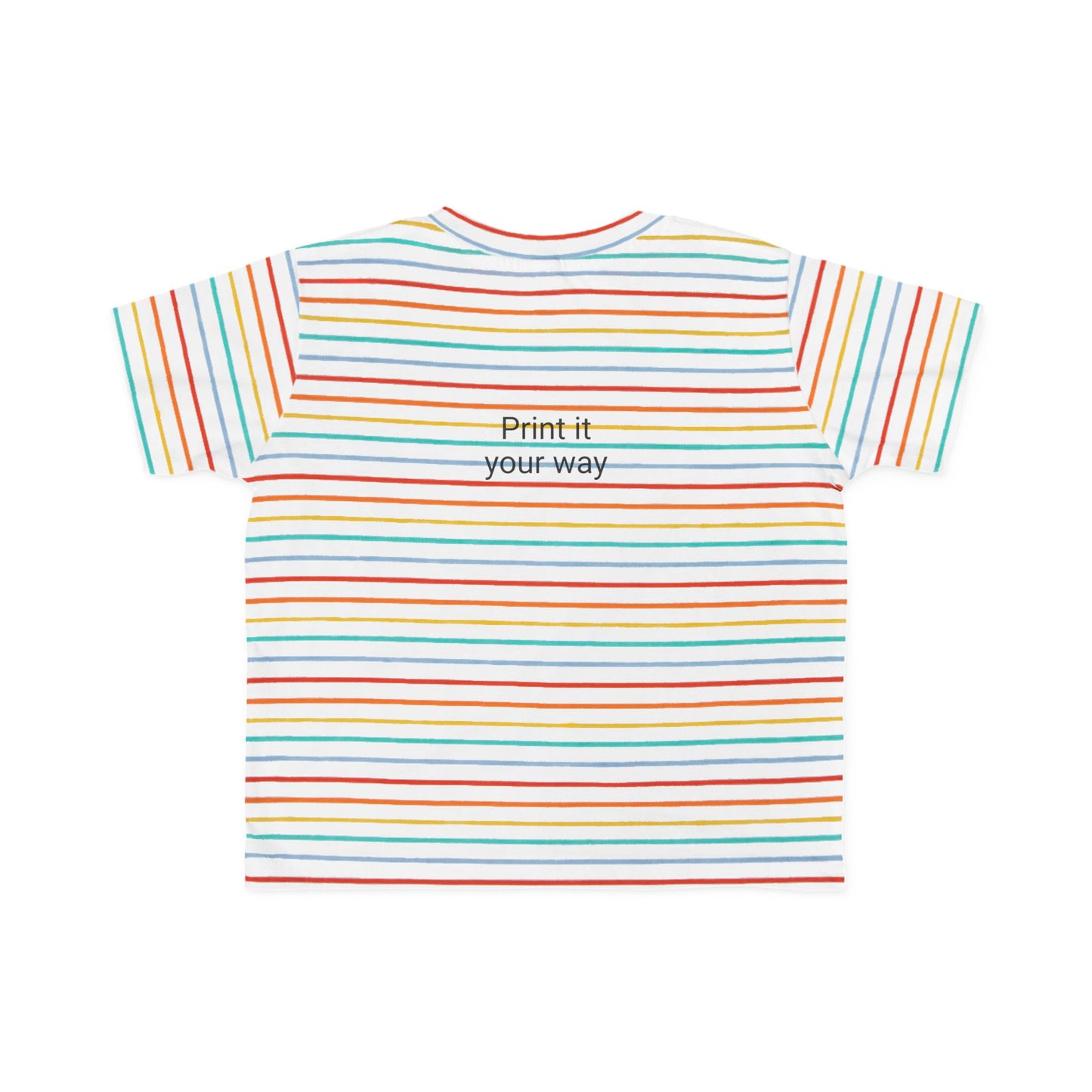 Colorful Toddler Tee - Perfect for Back to School, Kids' Birthday Gift, Playdates, Everyday Wear, Print Your Way